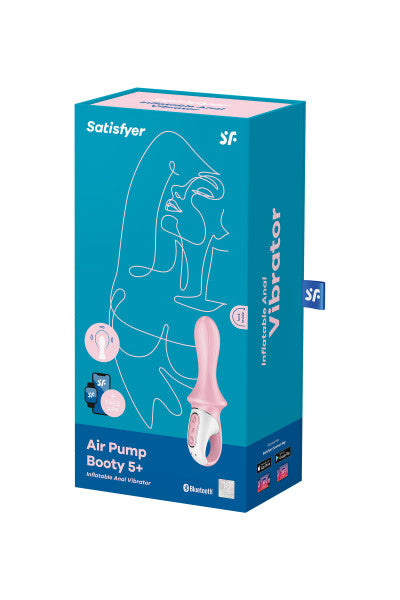 heated vibrating massager Air Pump Booty 5+, vibromasseur anal gonflable et connecté – P'tit Prix