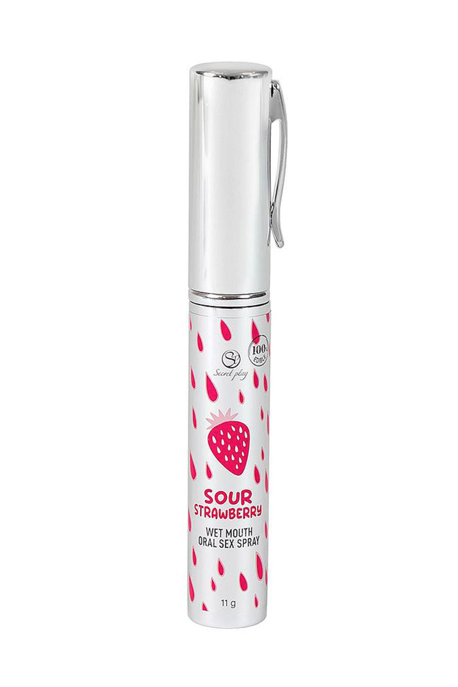Secret Play - Spray sexe oral à la fraise acidulée