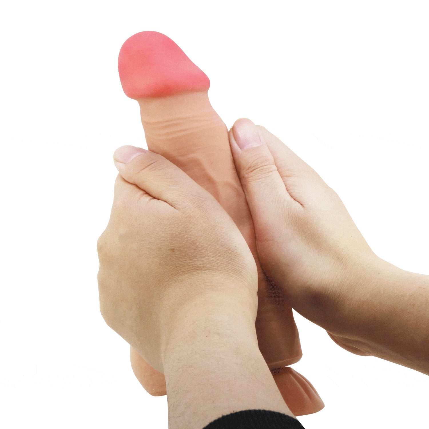 Gode ventouse réaliste à squelette 21,8 cm