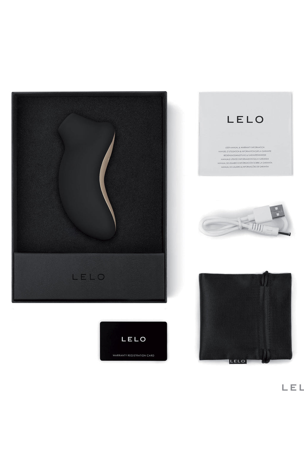 LELO Sona Cruise 2, stimulateur clitoridien noir