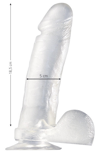 Real Size Jelly 8 inch, gode ventouse réaliste jelly