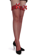 BAS RESILLE CLOCHETTES ROUGE T.U