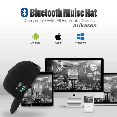 Chapeau Avec Haut-Parleur Bluetooth Casquette De Haut-Parleur Intelligente Sans Fil Réglable Pour Le Sport De Plein Air Casquette De Baseball Bluetooth Sans Fil Avec Micro