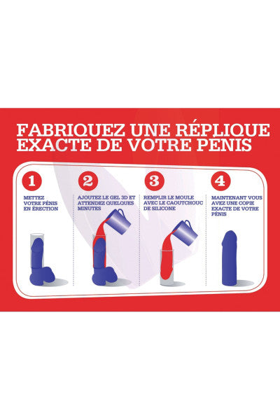 Cloneboy, kit de moulage pénis gode ventouse chair