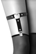 GARTER WITH BOW BLACK