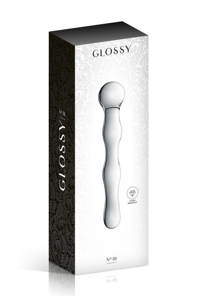 Glossy Toys n°10, gode en verre 17cm