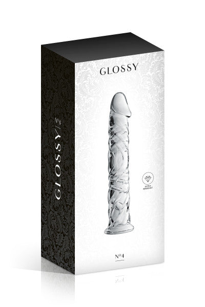 Glossy Toys n°4, gode réaliste en verre 16,5 cm