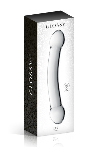 Glossy Toys n°7, double gode en verre 22,5cm