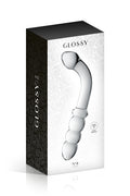 Glossy Toys n°8, double gode point G et anal en verre 22cm