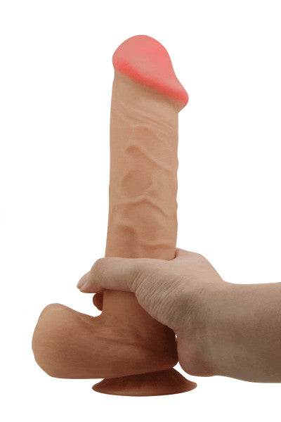 Gode ventouse réaliste à squelette articulé 26cm