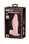 Inflatable, gode ventouse réaliste gonflable 19cm