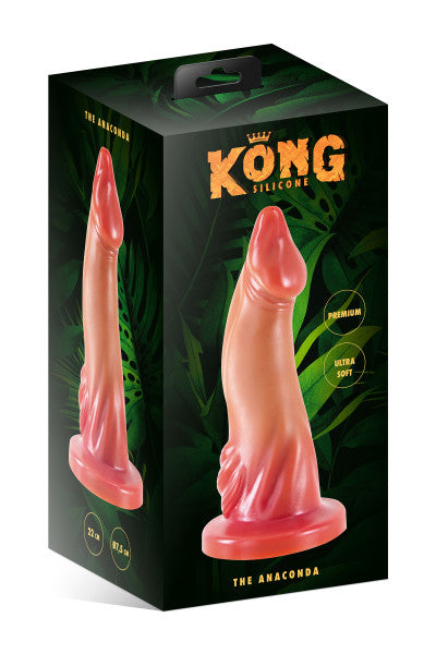 Kong Silicone The Anaconda, gode ventouse