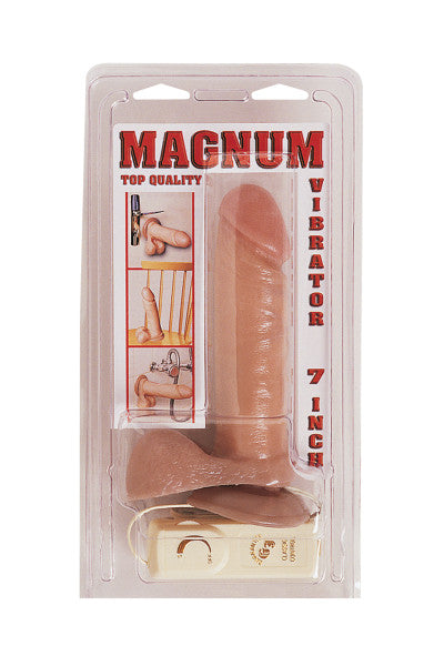 Magnum Vibrator 7 inch, gode ventouse réaliste vibrant