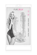 Pure Jelly, double gode ventouse réaliste