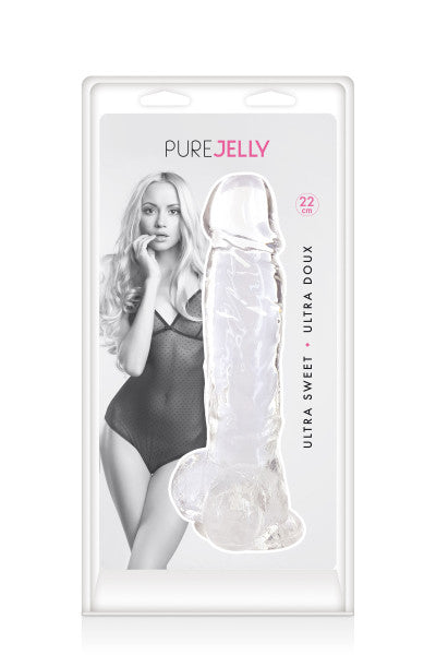 Pure Jelly, gode ventouse XL réaliste 22cm