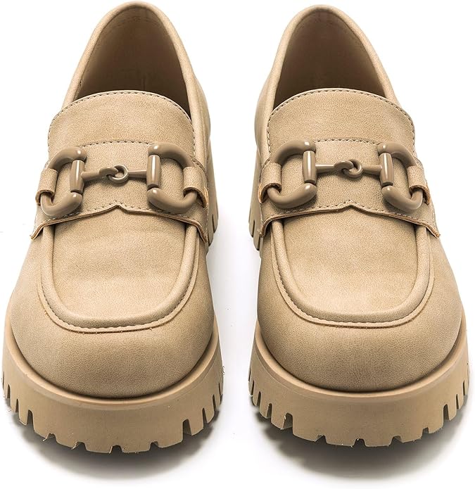 MTNG Chaussures Plates Femme Lenox 53238 - Mocassins Décontractés Semelle Crantée