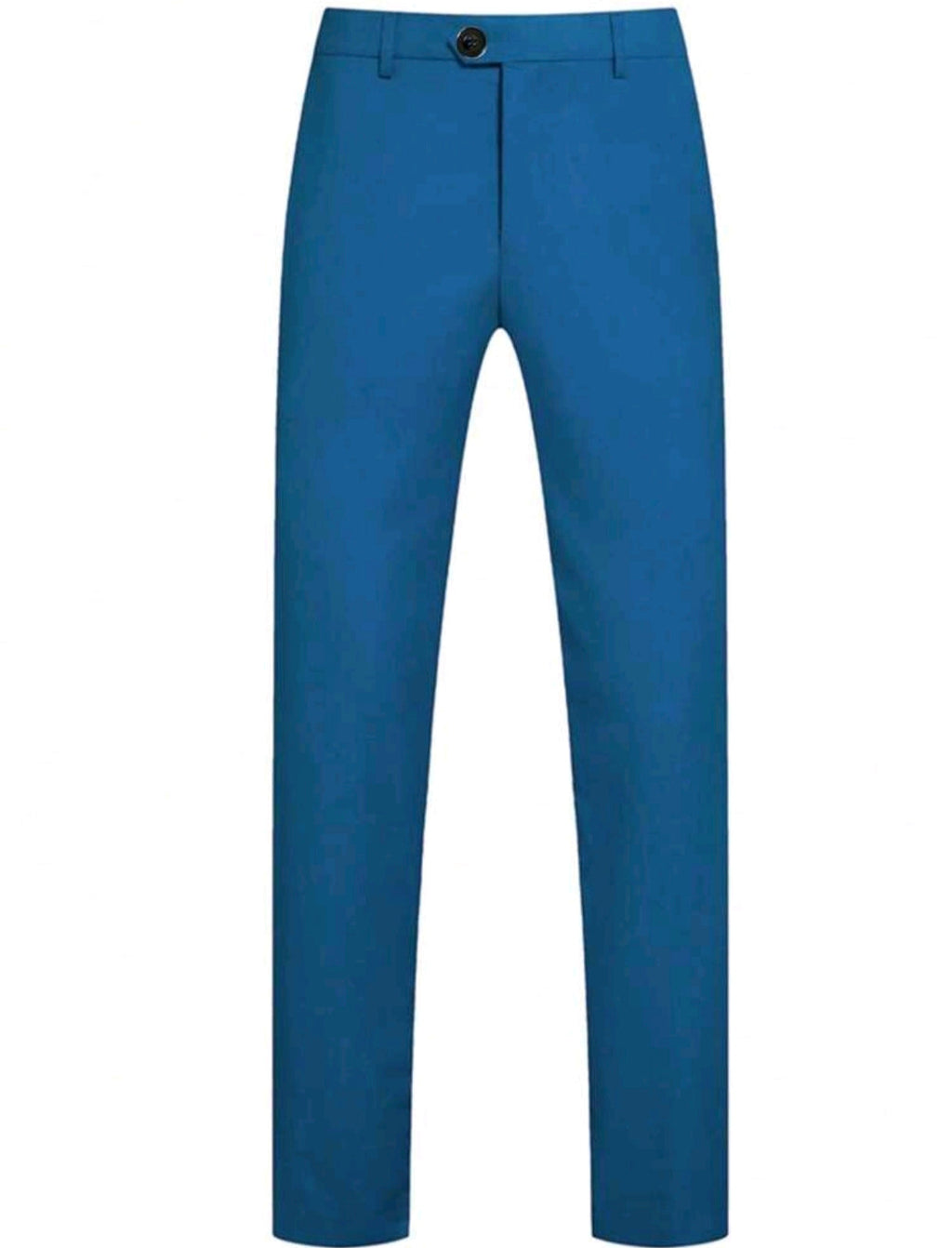 Costume 3 Pièces Turquoise – Gilet, Veste & Pantalon