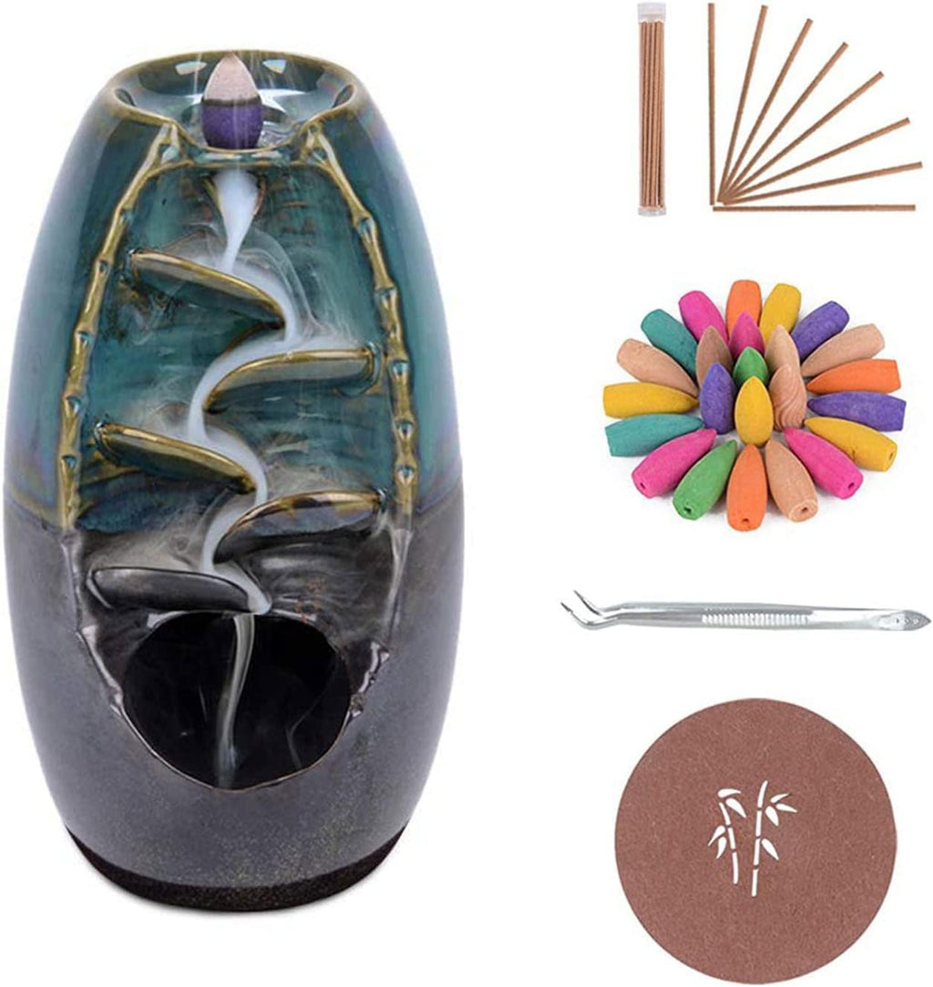 Brûleur d'Encens à Refoulement en Céramique – Aromathérapie