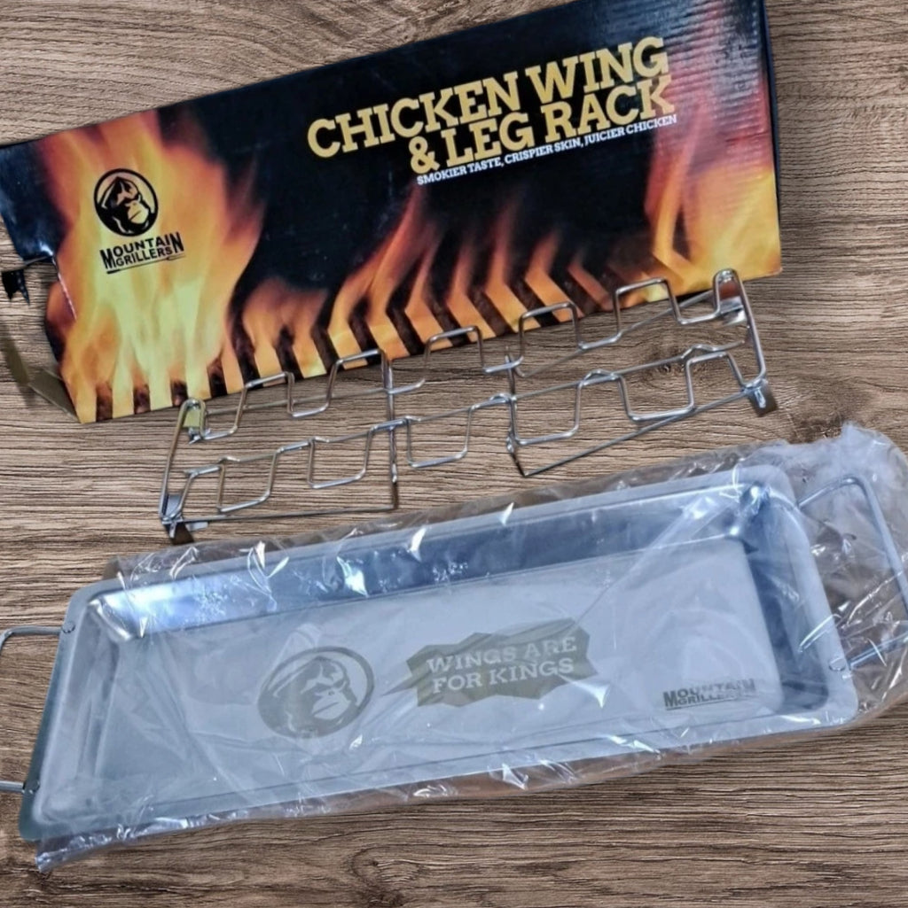 Support BBQ pour Ailes et Cuisses de Poulet Mountain Grillers - Rack Barbecue Vertical