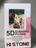Kit Diamond Painting 5D – Chaton rose