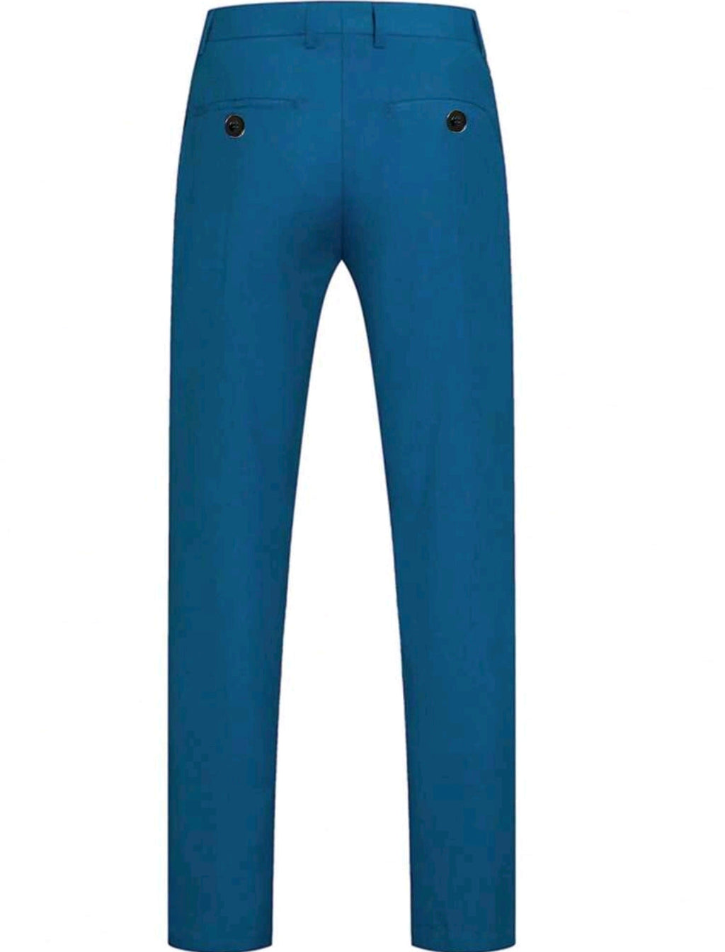 Costume 3 Pièces Turquoise – Gilet, Veste & Pantalon