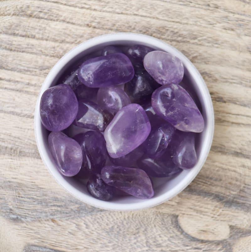 Pierre d'Améthyste roulée T.2/3cm