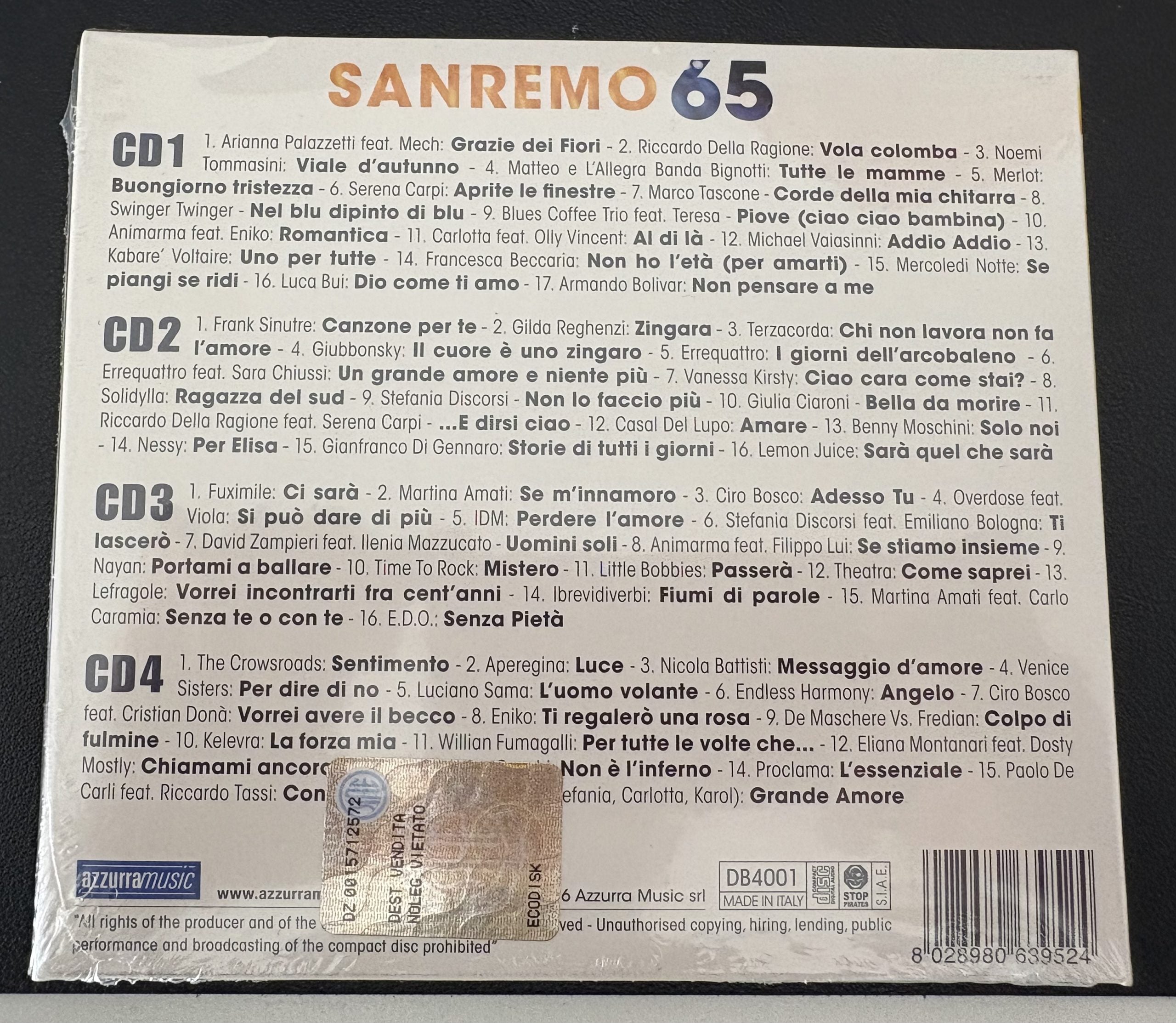 Sanremo 65 (4CD)