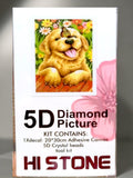 Kit Diamond Painting 5D – chiot golden retriever