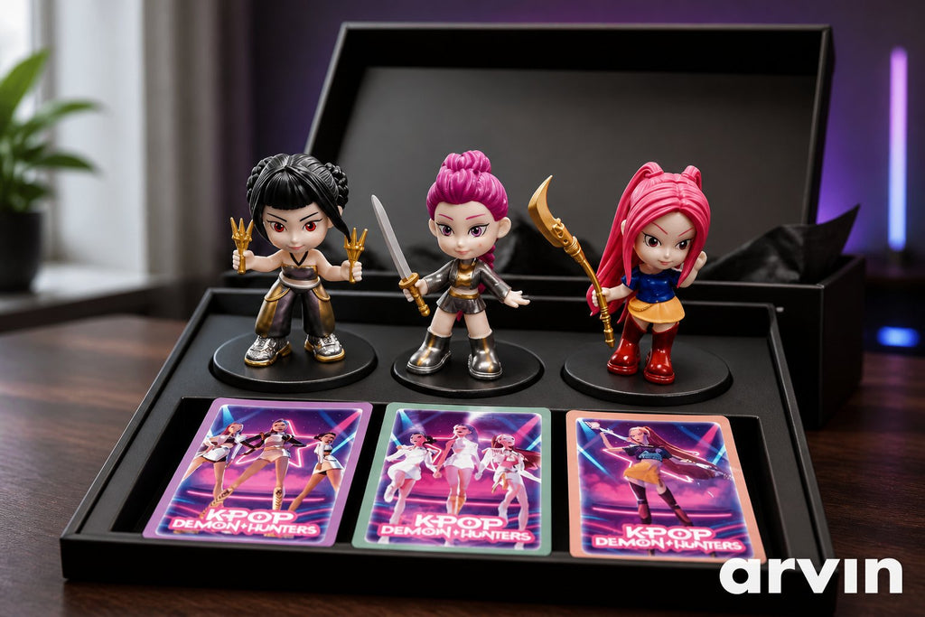 Pochette Surprise K-Pop Demon Hunters – 1 Figurine + 1 Carte à Collectionner