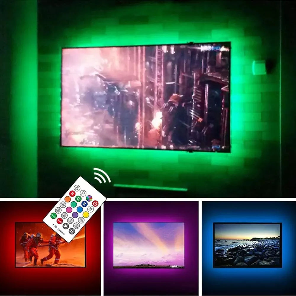 Bande LED RGB USB avec Télécommande