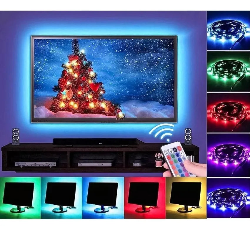Bande LED RGB USB avec Télécommande