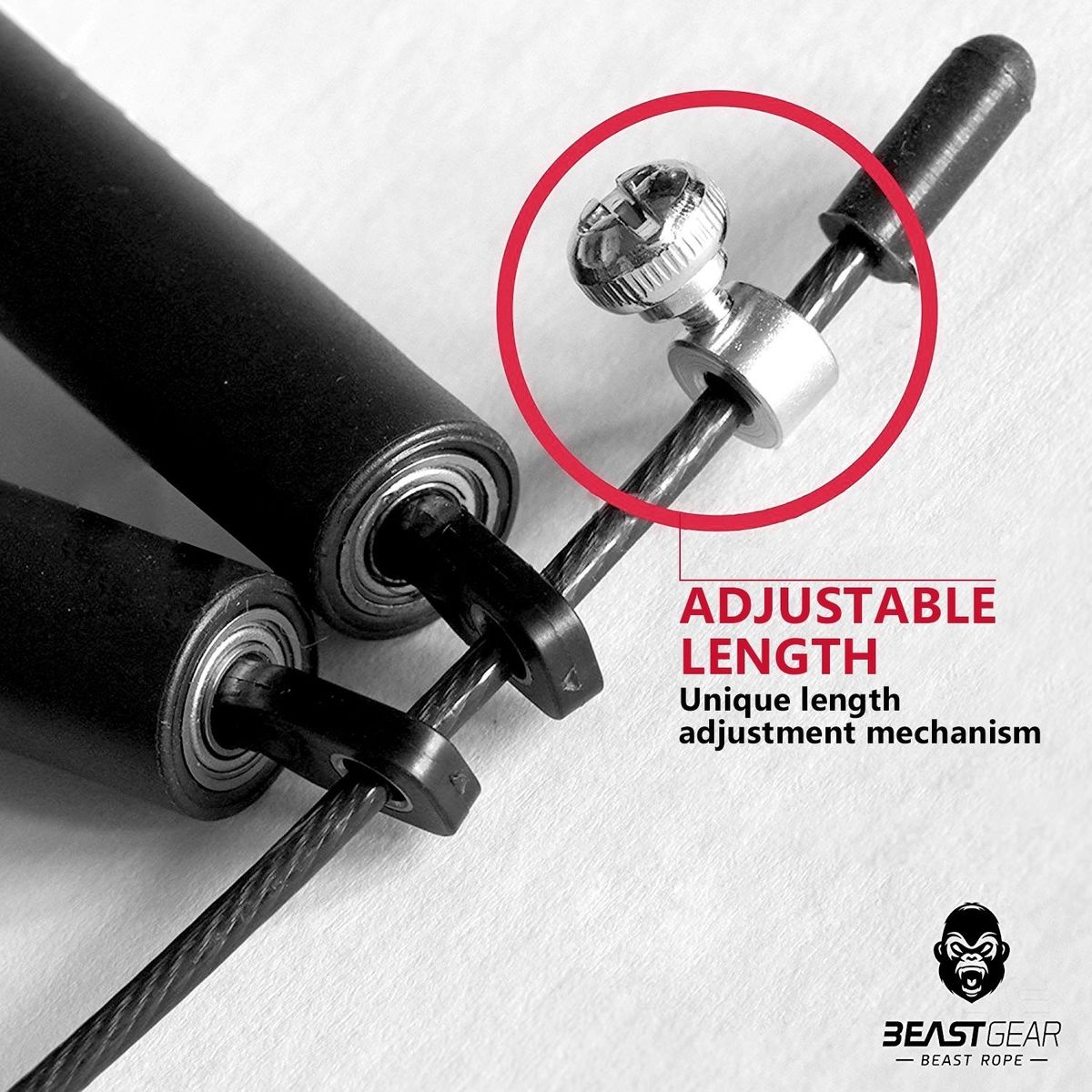 Corde à Sauter Professionnelle BEASTGEAR Elite & Pro – Boxe CrossFit HIIT MMA