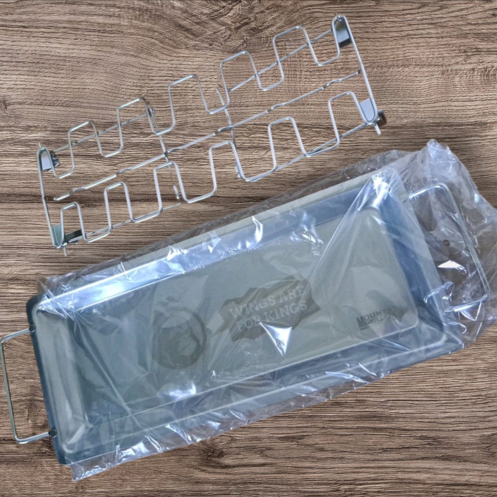 Support BBQ pour Ailes et Cuisses de Poulet Mountain Grillers - Rack Barbecue Vertical