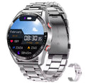 Montre Connectée Bluetooth 2026 – Homme | ECG+PPG, Appel, Écran HD 360×360