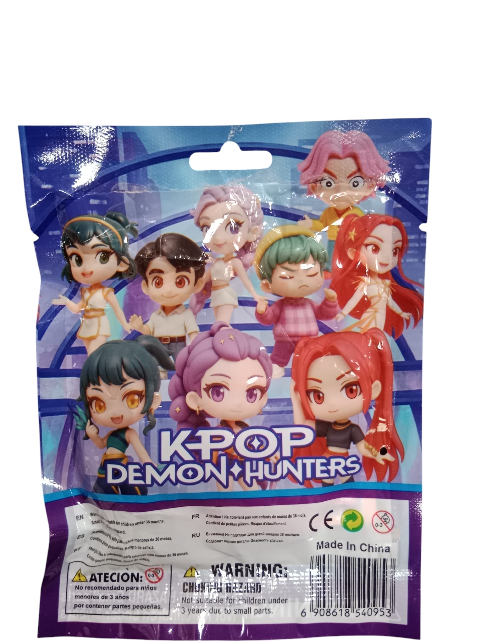 Pochette Surprise K-Pop Demon Hunters – 1 Figurine + 1 Carte à Collectionner