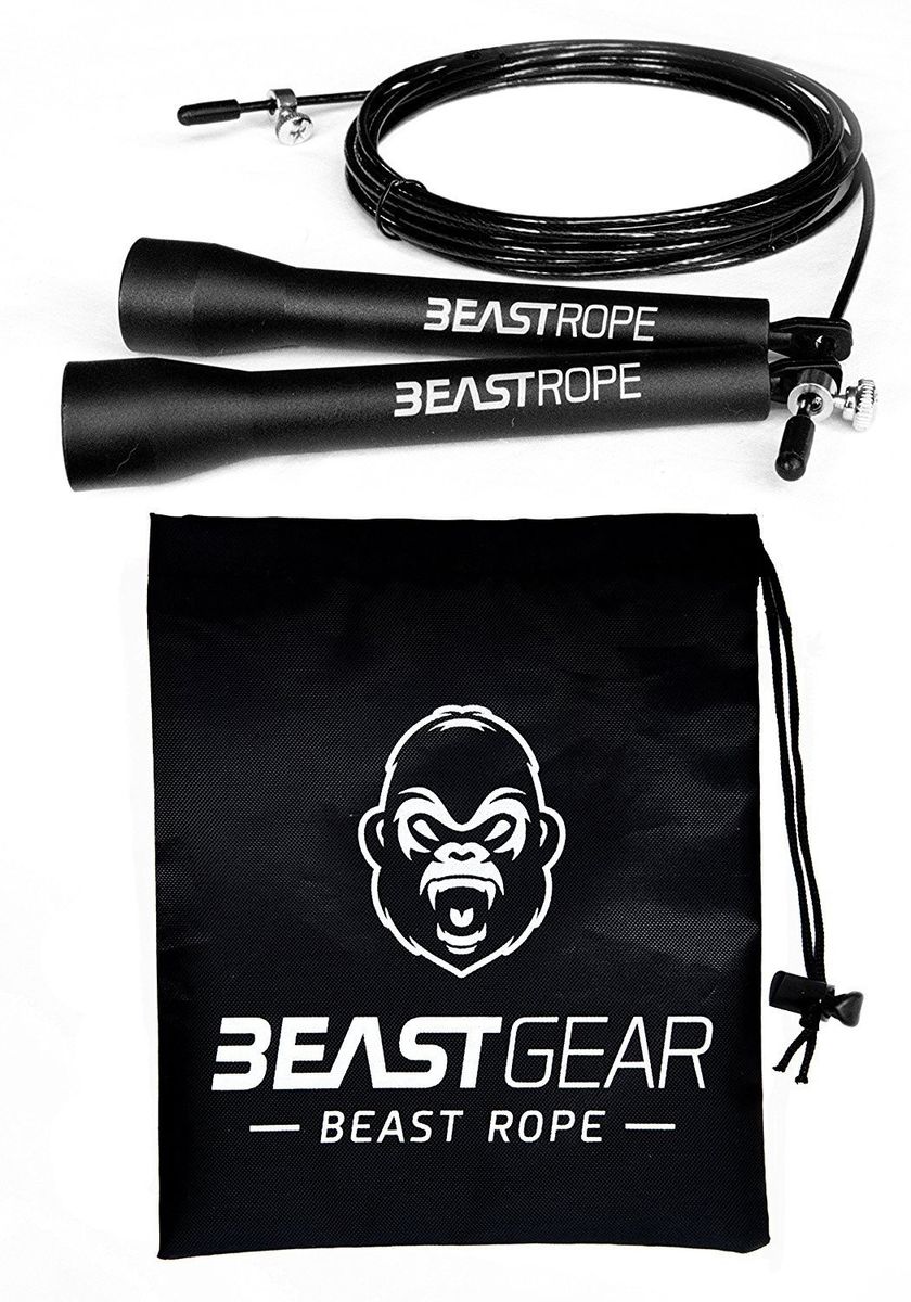 Corde à Sauter Professionnelle BEASTGEAR Elite & Pro – Boxe CrossFit HIIT MMA