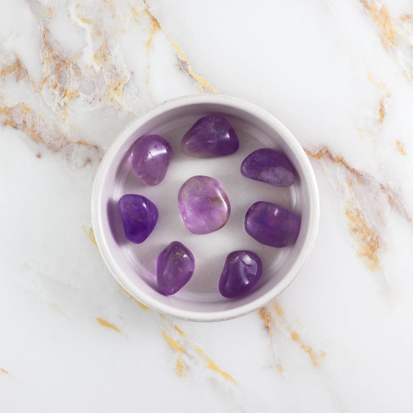 Pierre d'Améthyste roulée T.2/3cm