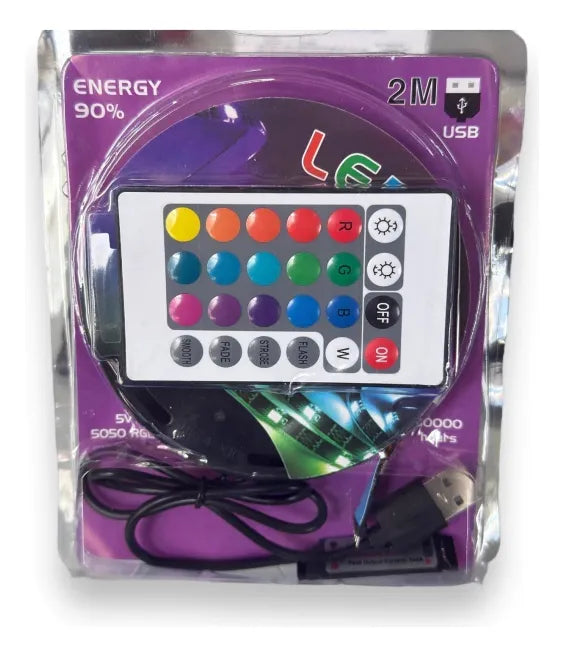 Bande LED RGB USB avec Télécommande