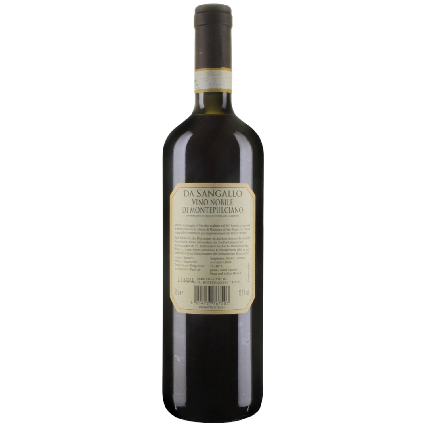 Da Sangallo Vino Nobile di Montepulciano DOCG - Vin Rouge Italien Toscane
