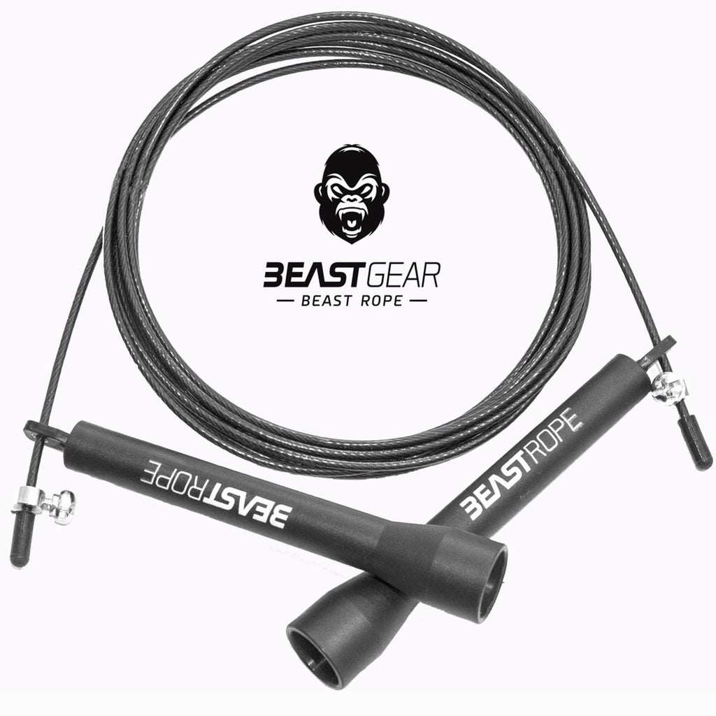 Corde à Sauter Professionnelle BEASTGEAR Elite & Pro – Boxe CrossFit HIIT MMA