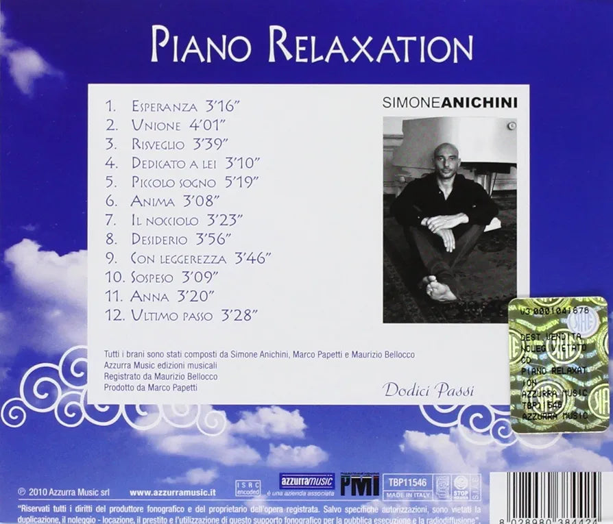 Piano Relaxation - Dodici Passi (CD)