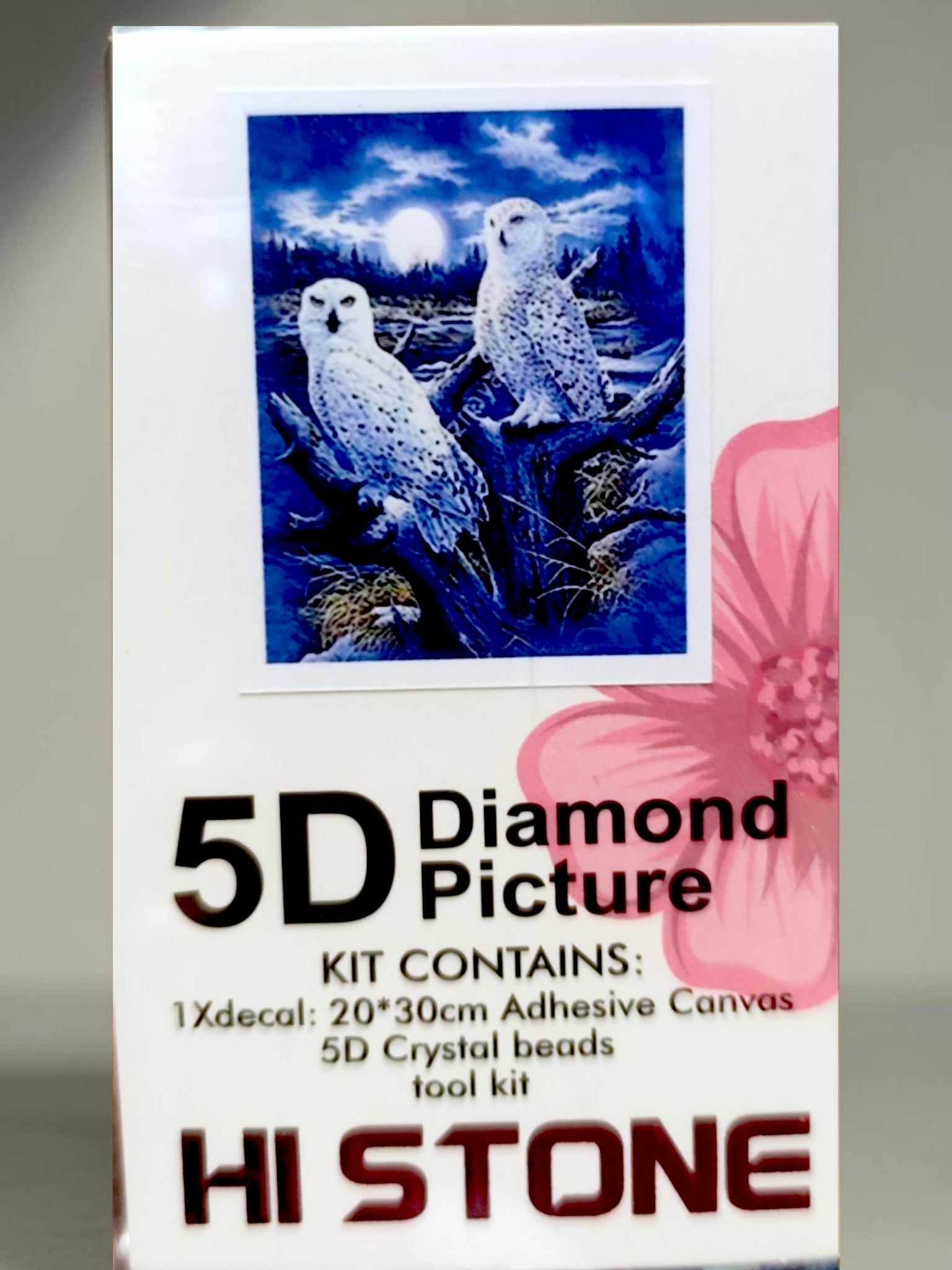 Kit Diamond Painting 5D – Hiboux nuit