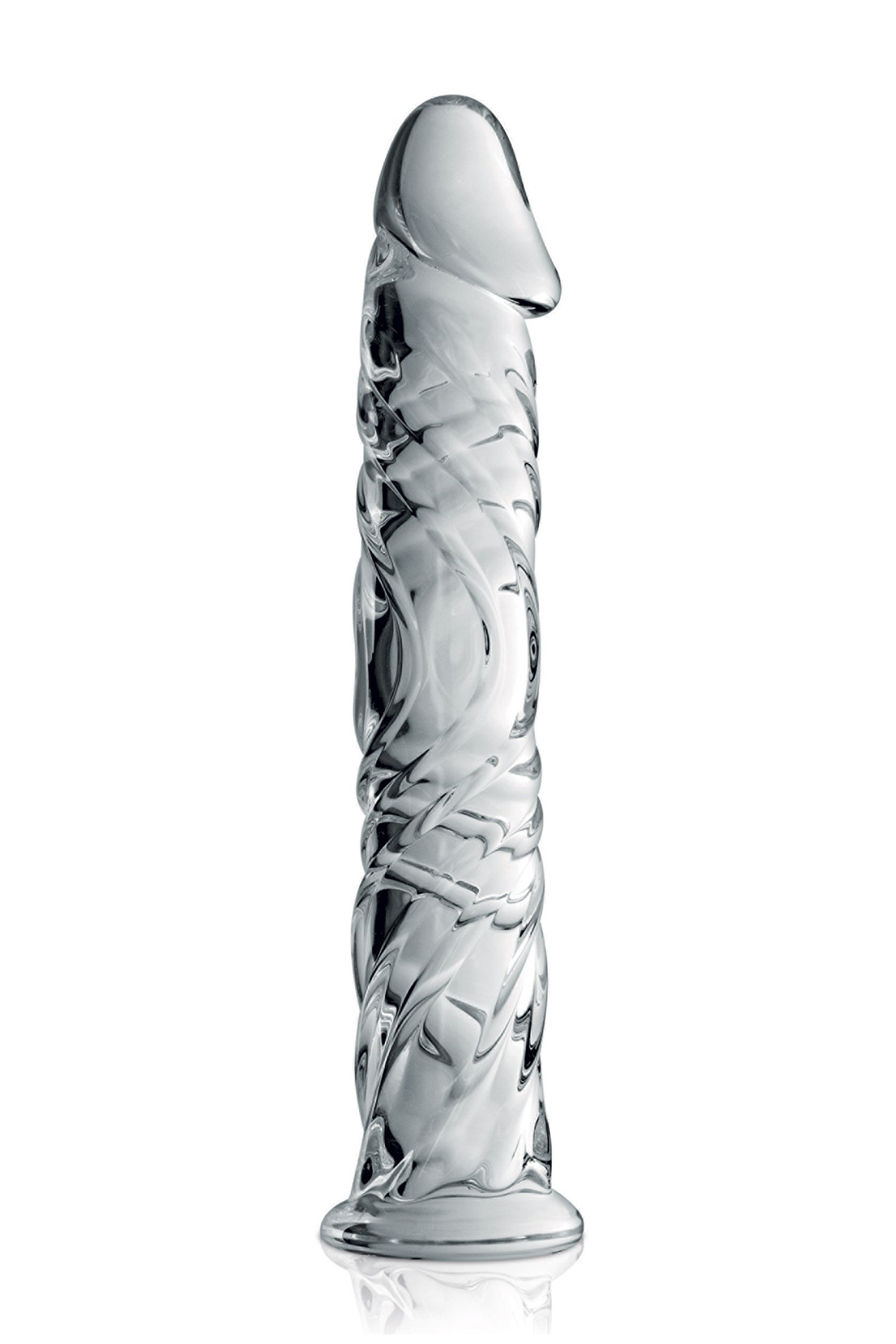 Glossy Toys n°4, gode réaliste en verre 16,5 cm