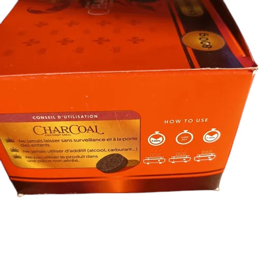 Charbon Naturel pour Chicha 100% Naturel - Combustion Longue Durée 800g