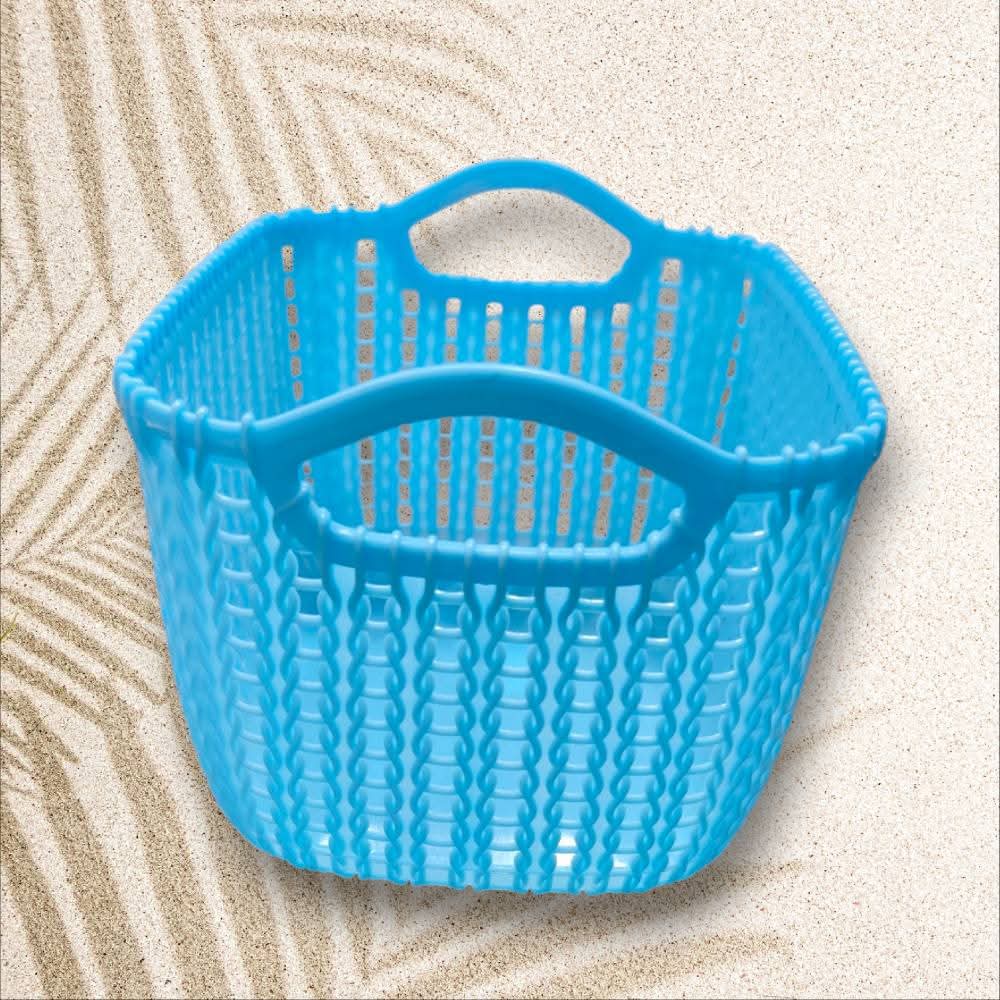 Petit Panier de Rangement Style Dentelle - 2L