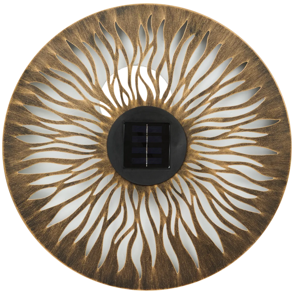 🔥 Lampe Solaire Murale Premium - Décoration Métal LED - Éclairage Extérieur