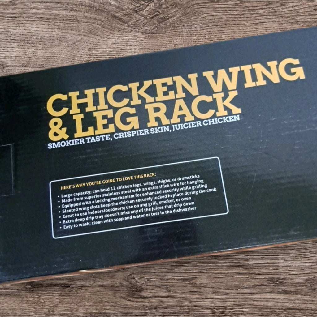 Support BBQ pour Ailes et Cuisses de Poulet Mountain Grillers - Rack Barbecue Vertical