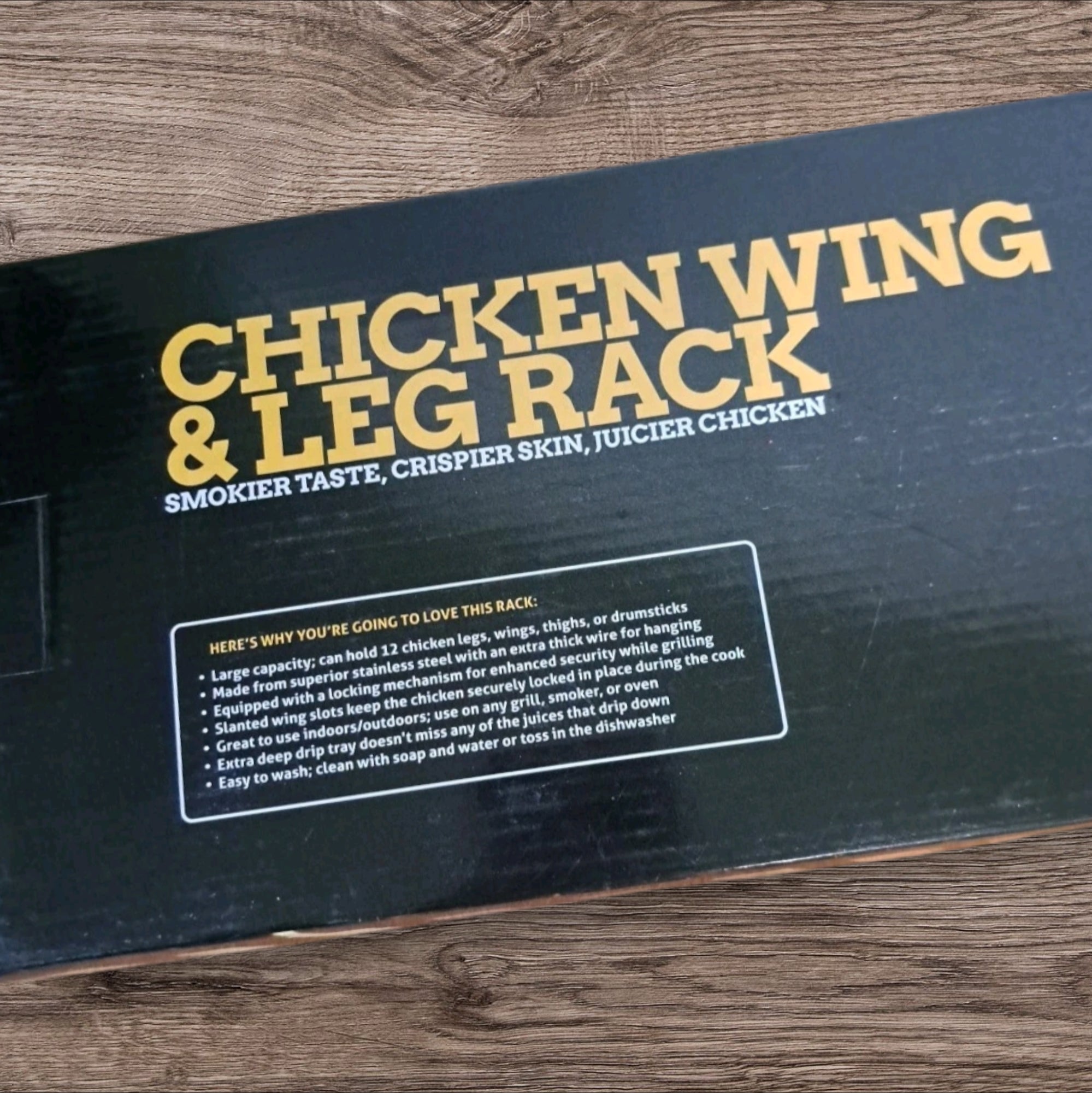 Support BBQ pour Ailes et Cuisses de Poulet Mountain Grillers - Rack Barbecue Vertical