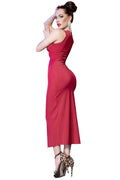 ROBE LONGUE+STG CR4445 ROUG