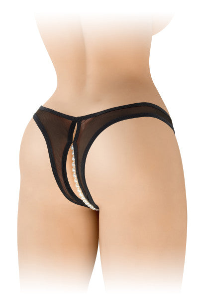 STG OUVERT PERLE SOPHIE NOIR T.U